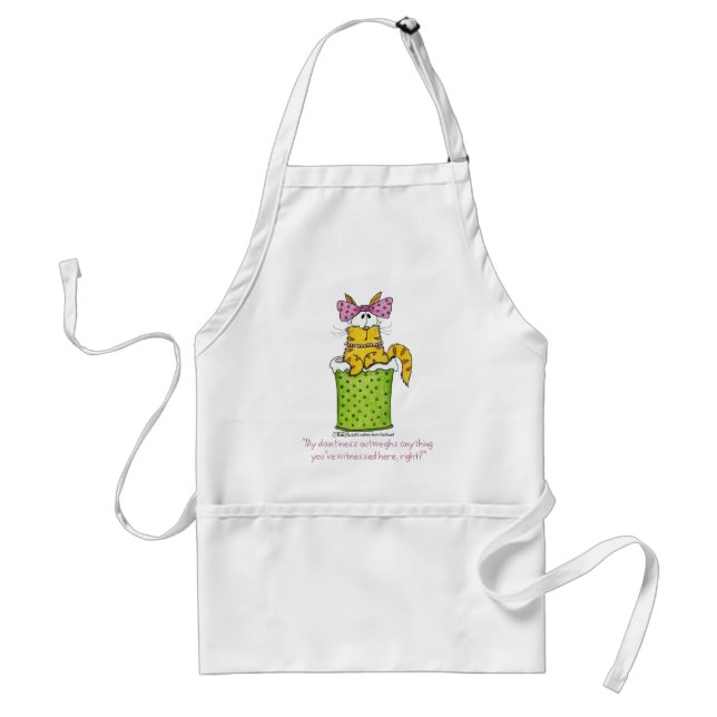 Delantal Dainty Garbage Kitty (Frente)