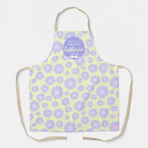 Delantal Daisy Baby Yellow Pink