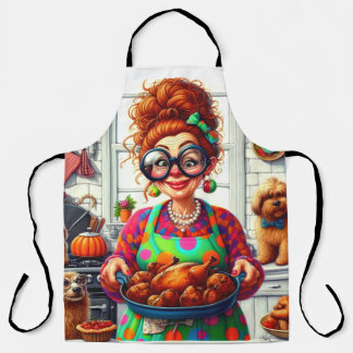 Delantal Dama Cómica Cocina