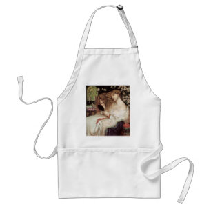 Delantal Dama Lilith por Rossetti, Retrato Victoriano Antig