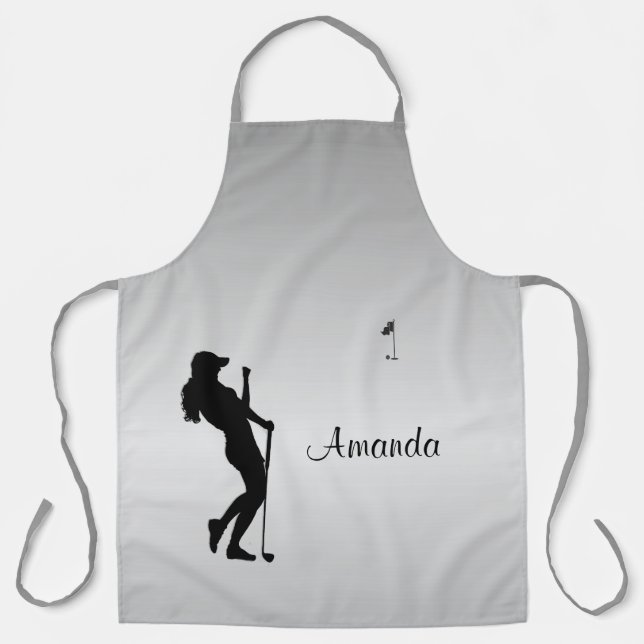 Delantal Damas Golfer Personal (Anverso)