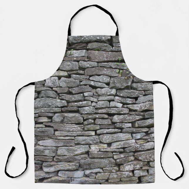 Delantal Damasco barroco: Patrón floral de lujo (Anverso)