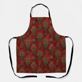 Delantal Damask festivo 