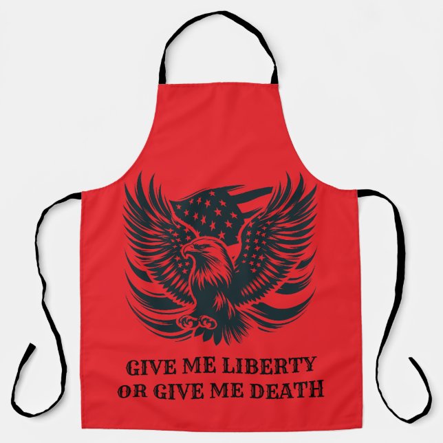 Delantal Dame la libertad o dame deart Apron (Anverso)