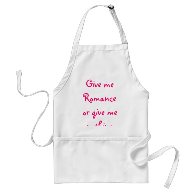 Delantal Dame Romance o no me des nada-Apron (Frente)