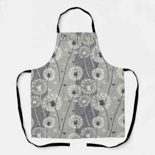 Delantal Dandelion monocromo moderno