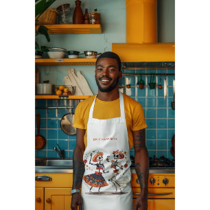 Delantal Danza de dulce espíritu, personalizado