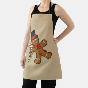 Delantal Danzando al hombre del pan de jengibre