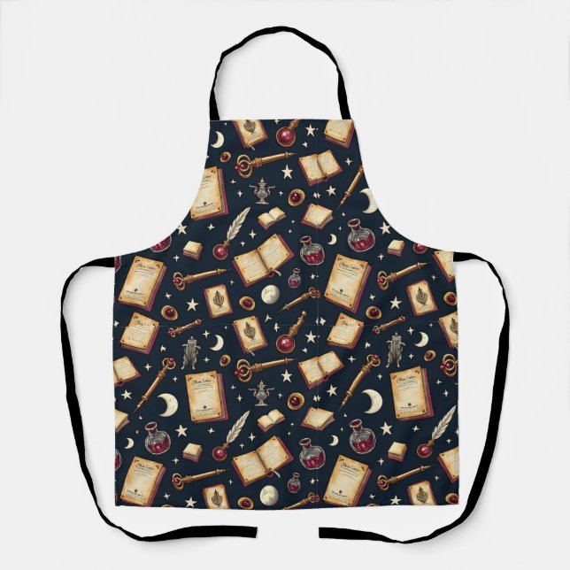Delantal Dark Academia Apron - Cocinar en estilo y confort (Anverso)