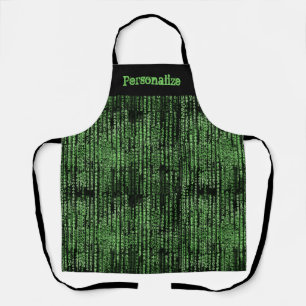 Delantal Datos personalizados de matriz de programación de