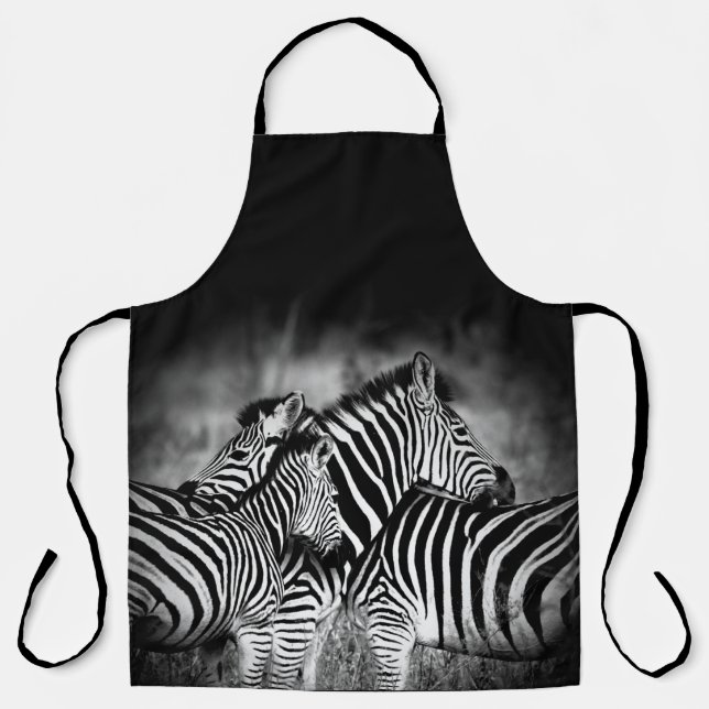 Delantal Dazzle de cebra (Anverso)