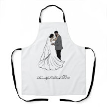 Delantal de Amor Negro Hermoso