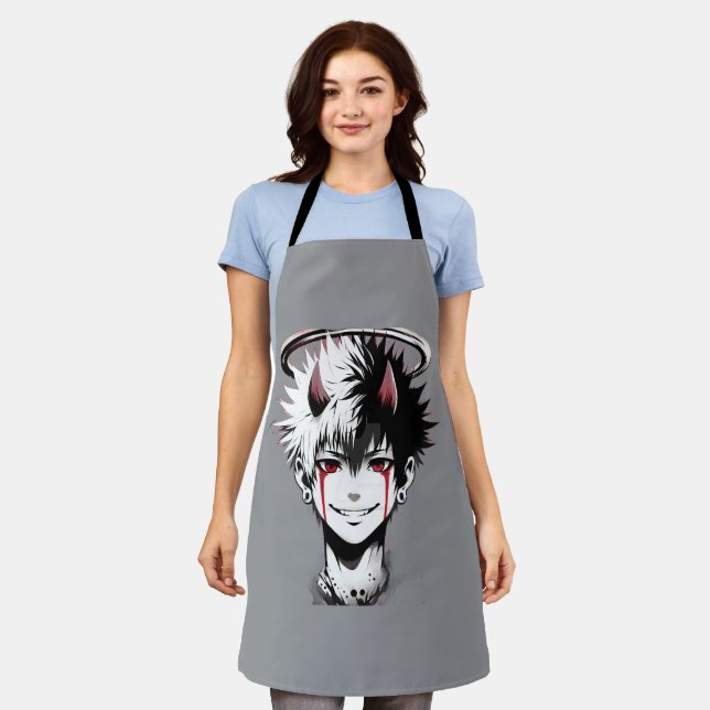 Delantal de Anime para él o ella (Gastado)