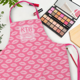 Delantal de artista de maquillaje personalizado co