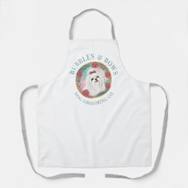 Delantal de Aseo para Perro Maltés | Blanco Deluxe