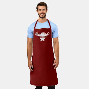 Delantal de Barbacoa con Nombre Personalizado