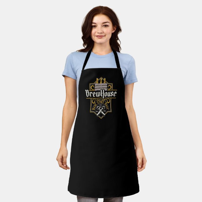 Delantal de bartender de cerveza artesanal Brewhou (Gastado)