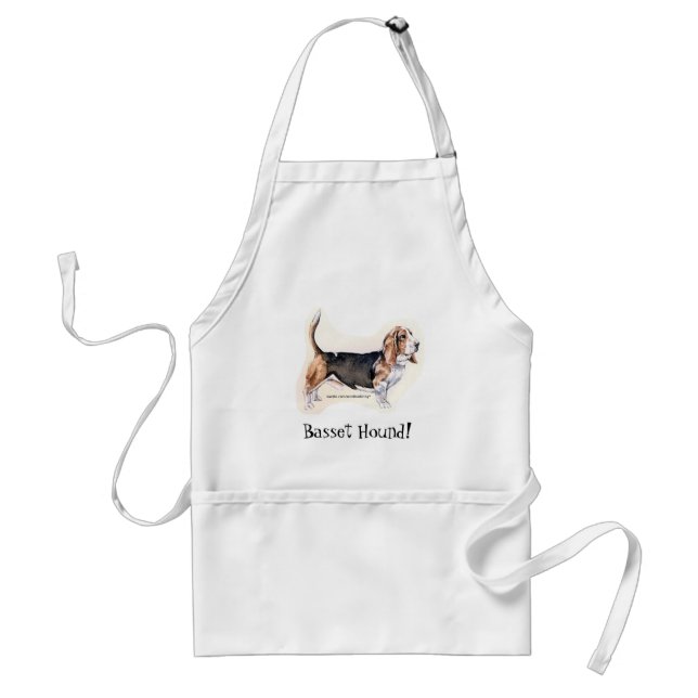 Delantal de Basset Hound (Frente)