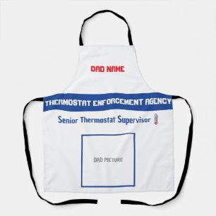 Delantal de BBQ Termostato Personalizado para Papá
