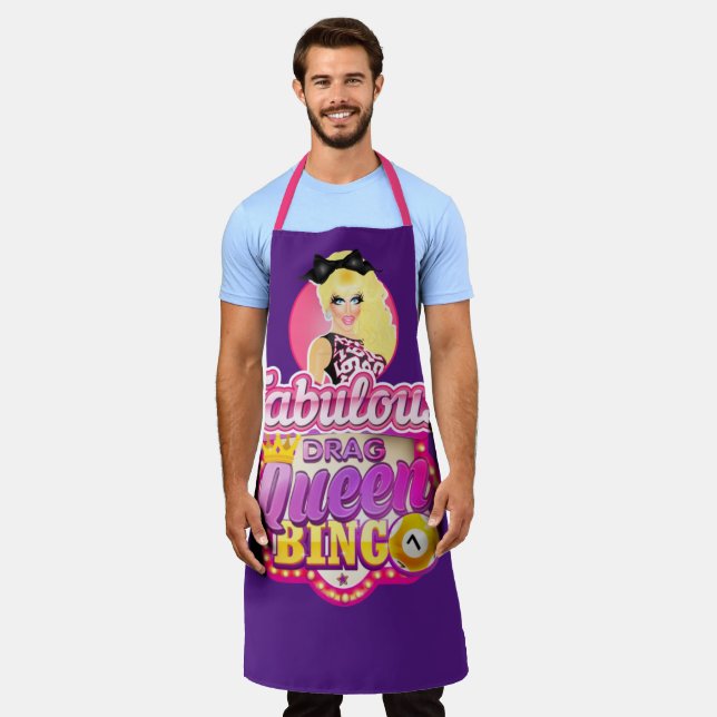 Delantal de Bingo de Reina Drag Fabulosa (Gastado)