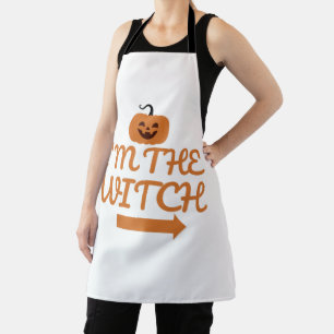 Delantal de bruja de Halloween