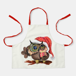 Delantal de Búho de Navidad