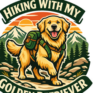 Delantal de Caminata con Mi Golden Retriever