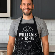 Delantal de Chef con Nombre Personalizado Regalos 