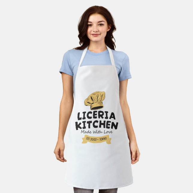 Delantal de chef de cocina Liceria  (Gastado)