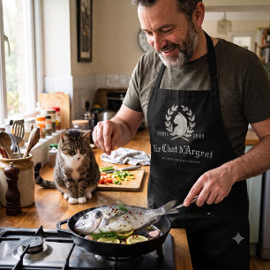 Delantal de Chef Le Chat d'Argent Édition Noire