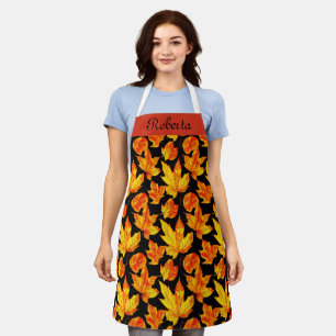 Delantal de Chef Personalizado Hojas de Otoño Pers