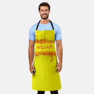 Delantal de chef Solar Flare