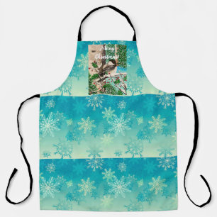 Delantal de Chickadee Copo de Nieve