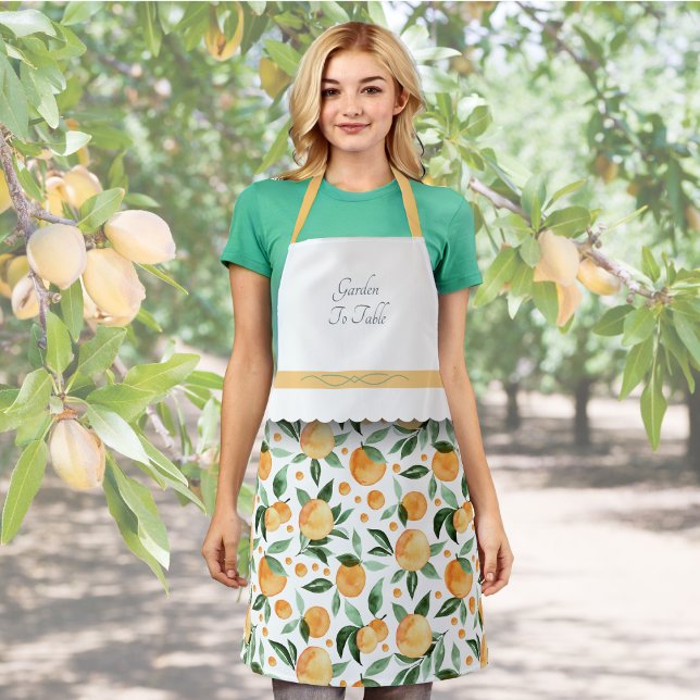 Delantal de Citricos de Jardin a Mesa la Belleza d (Nature’s Beauty Garden to Table Citrus Apron)