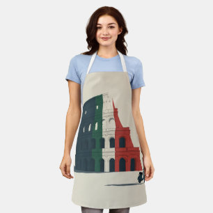 Delantal de cocina Colosseum Tricolore - Chef Vesp