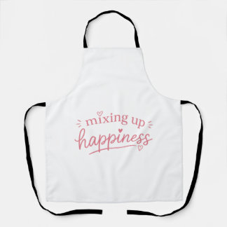 Delantal de cocina con cita adorable para hornear