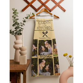 Delantal de Cocina con Collage de Fotos Personaliz