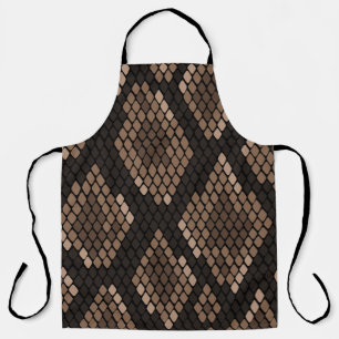 Delantal de Cocina con Estampado de Piel de Serpie