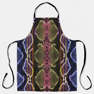 Delantal de Cocina con Estampado de Piel de Serpie
