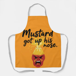 Delantal de cocina con humor de condimento