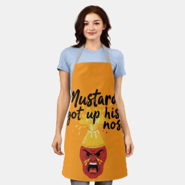 Delantal de cocina con humor de condimento