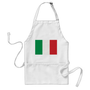 Delantal de cocina con Italia estandarte