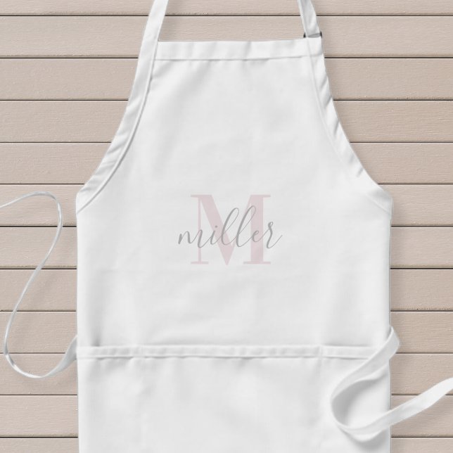 Delantal de cocina con monograma de apellido de fa (Subido por el creador)