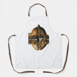 Delantal de cocina con sabor a café