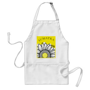 Delantal de cocina con texto personalizado de marg