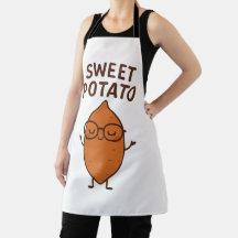 Delantal de cocina de batata