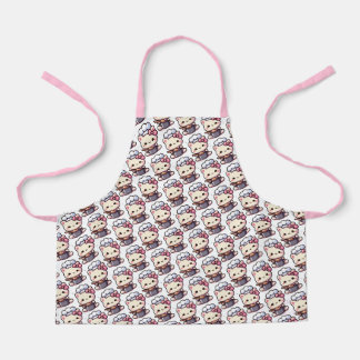 delantal de cocina de gato kawaii