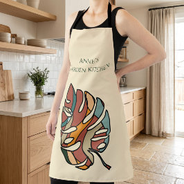Delantal de cocina de jardín personalizado Monster