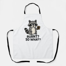Delantal de cocina de mapache lindo – Animal diver