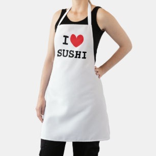 Delantal de cocina de sushi para amantes del sushi